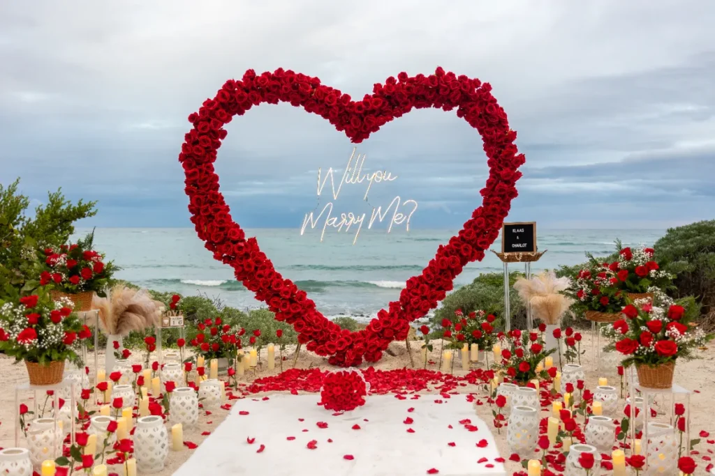 הצעת נישואין בים לב אדום WILL YOU MARRY ME