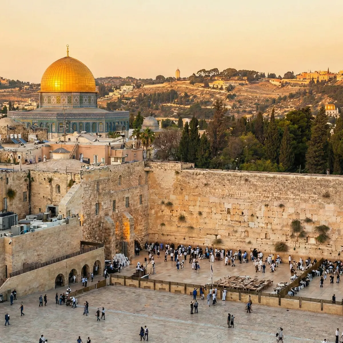 הצעת נישואין בכותל המערבי- תמונה להמחשה